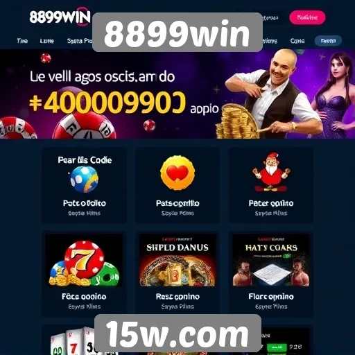 Promoções atraentes do site 8899win